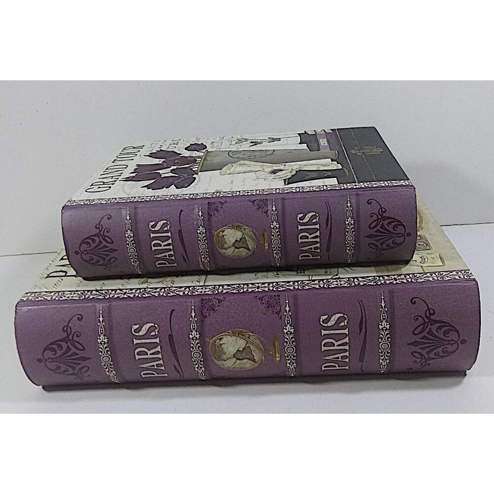 Paris Hidden Book Storage Lot Faux Secret Multicolor Floral 2011 Kathryn White